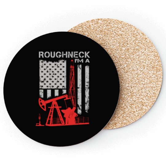 Driller - roughneck - oilfield - oilfield flag u Coasters