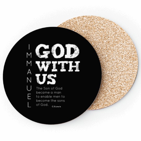 Immanuel, God with us Coasters
