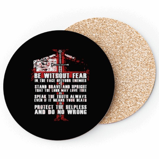Templar - the knights templar code Coasters