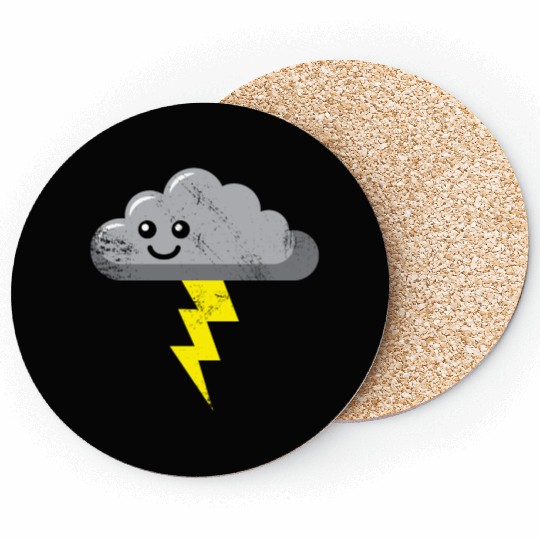 Thundercloud Storm Cloud gift weather Coasters
