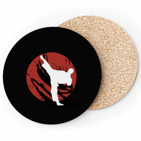 Don't let fool you karate kid Coasters