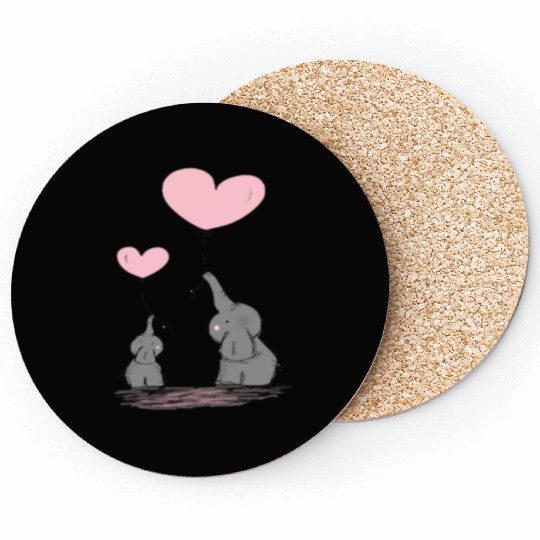 Elephant Love Coasters