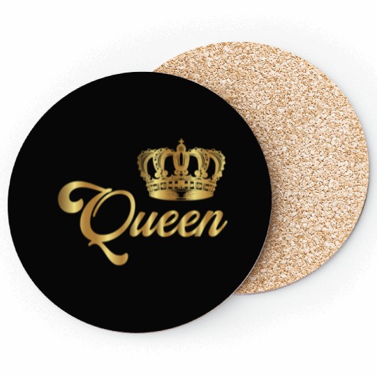 Crown Crowns King Queen JGA Wedding Bride Groom Pr Coasters