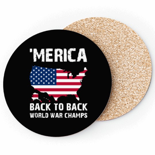 merica back to back soccer Coasters
