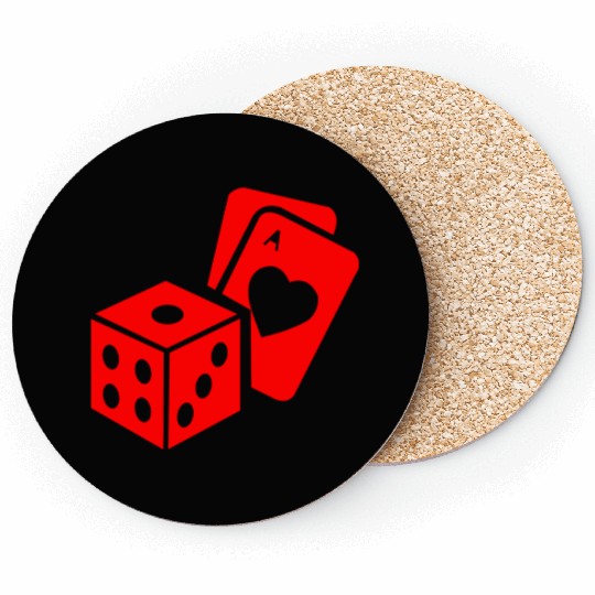 dice and card games Coasters