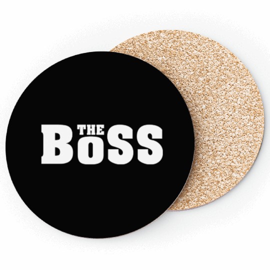 The boss funny Coasters