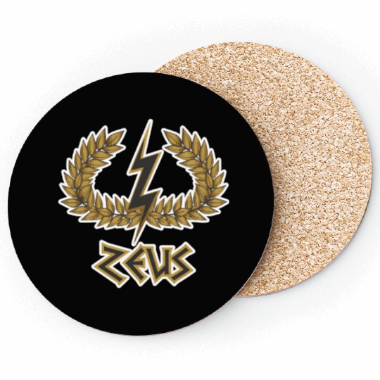 Zeus Coasters Greek Mythology Coasters Gift Coasters