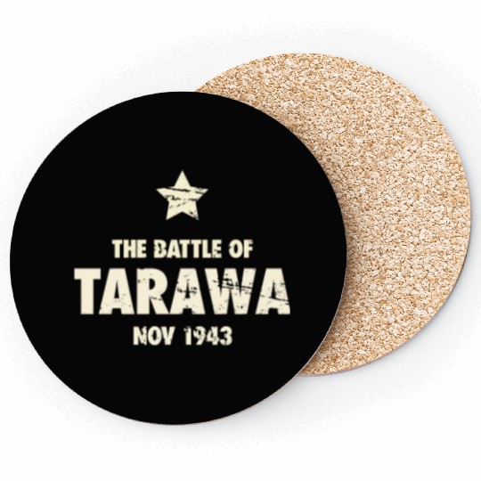 Battle Of Tarawa - World War 2 / WWII Coasters