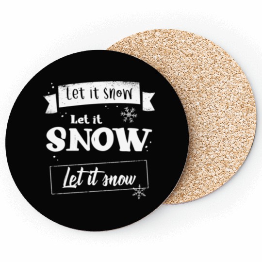Let It Snow Coasters