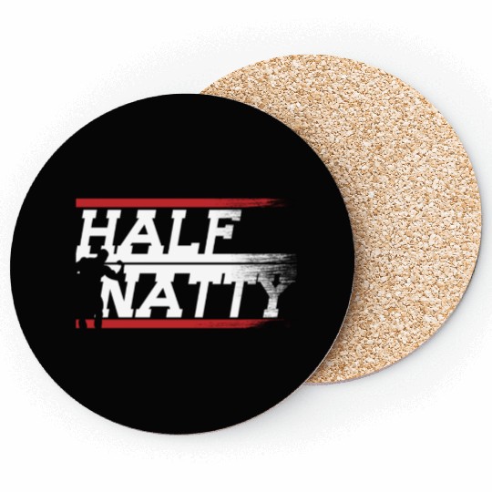 Half Natty Fitness Gym Sport Bodybuilding Steroids Coasters