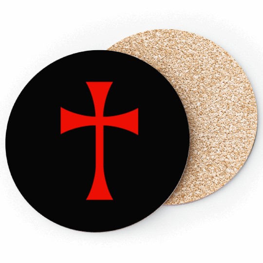 Knights Templar Cross Coasters
