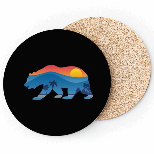 California Bear Coasters
