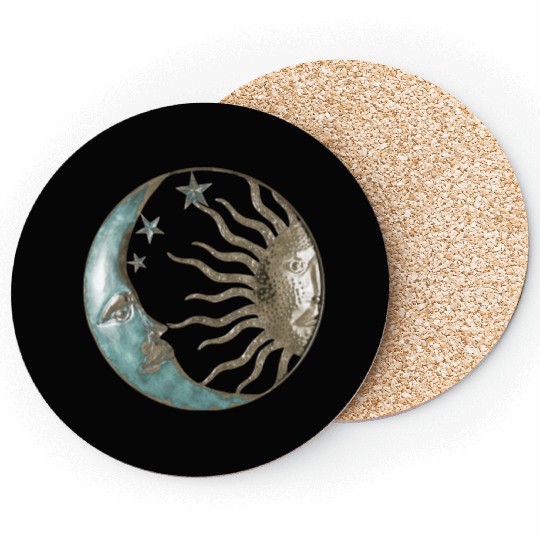 Moon and sun Coasters