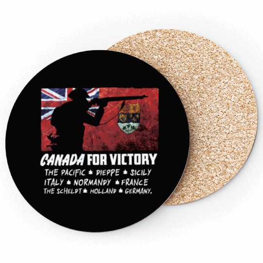 Canadian World War 2 Battles Coasters