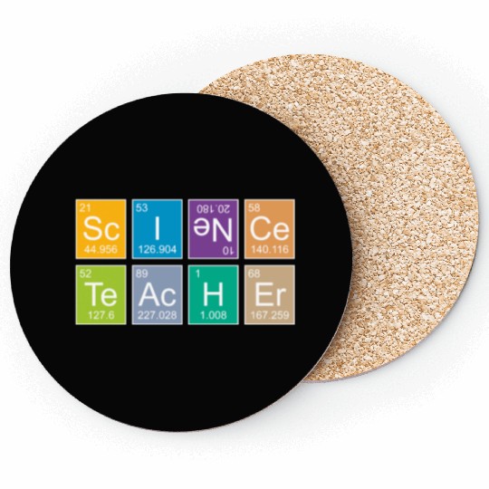 science teacher funny periodic table Coasters