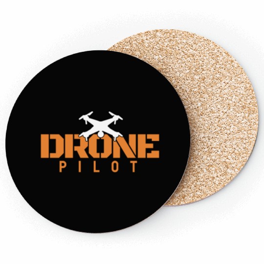 Drone Pilot Drones Hobby Pilot Airplane Gift Coasters