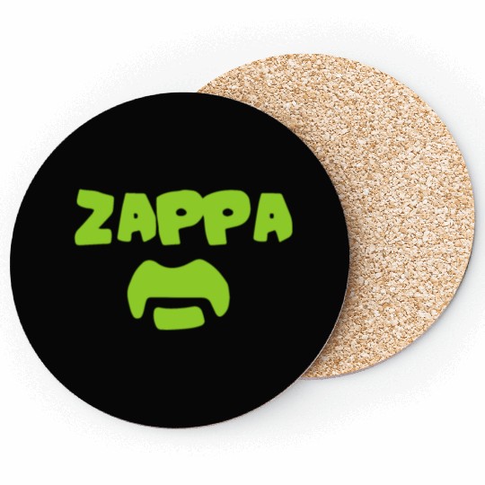 New FRANK ZAPPA Eccentric Rock Icon Logo 70s Men s Coasters