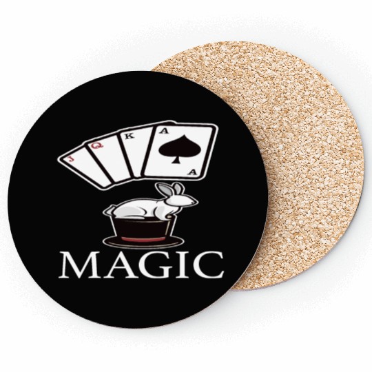 Magic Magic Magic Card Trick Coasters