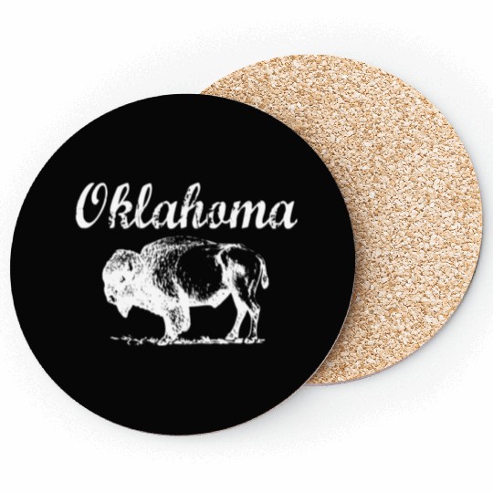 Oklahoma Buffalo Tribal Native American Country Ok Coasters