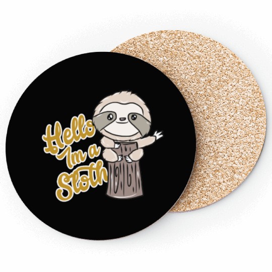 Sloth Animal Coasters