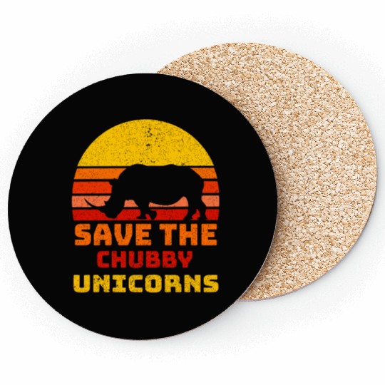 Save The Chubby Unicorns Coasters