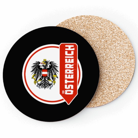 Austria Design with Eagle / Gift Coasters