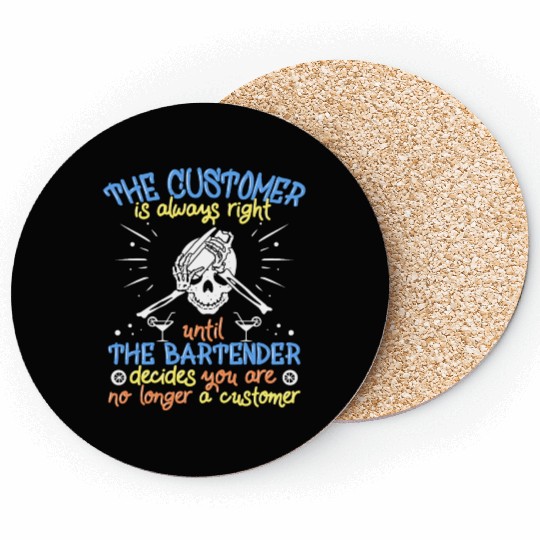 Funny Bartender Coasters