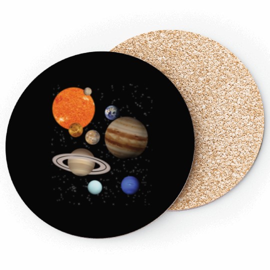 realistic Solar System planet Outer Space Explorer Coasters