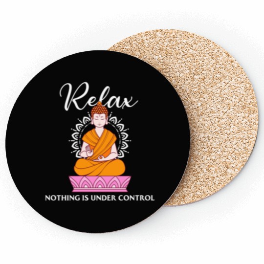 Buddha Quote india hindu shanti Buddhist Relax Coasters