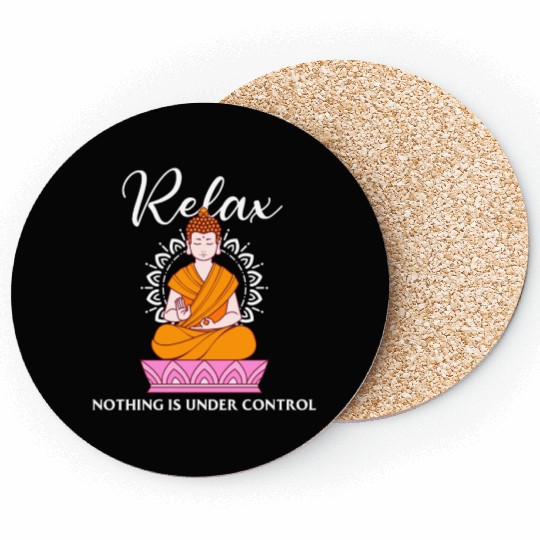 Buddha Quote india hindu shanti Buddhist Relax Coasters