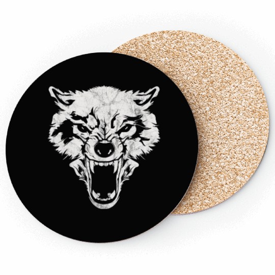 Wolf Worn Look Coasters