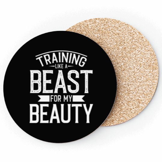 Training like a Beast for my Beauty | gym power Coasters