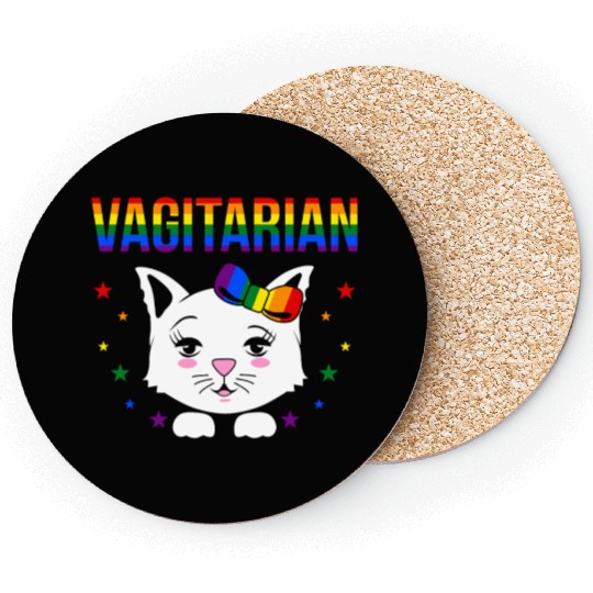 vagitarian venom Coasters