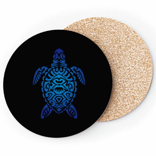 tribal turtle Coasters