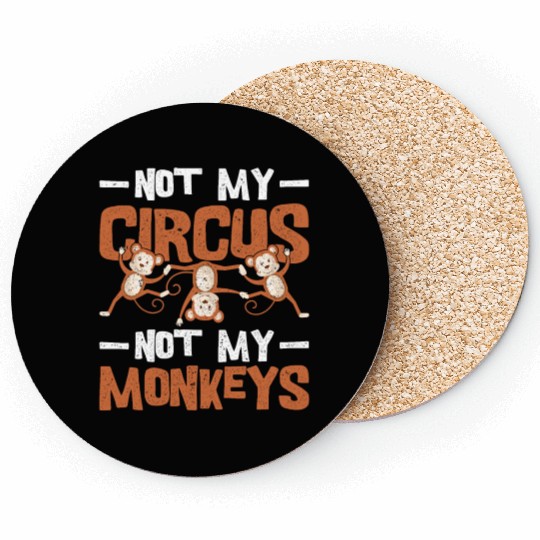 Monkey Circus Coasters