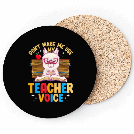 Funny Alpaca Teacher - Teacher Appreciation Gifts Coasters