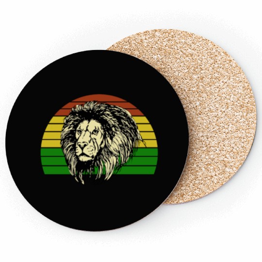 Rasta Lion Reggae Coasters