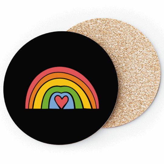 Rainbow Coasters