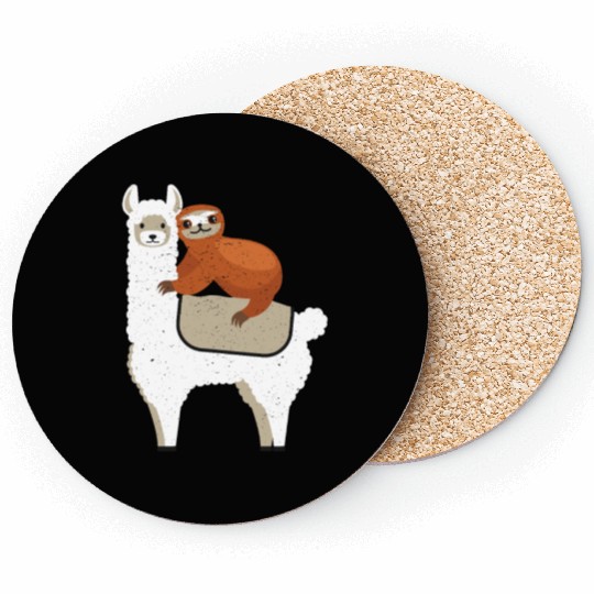 Sloth Lama Coasters