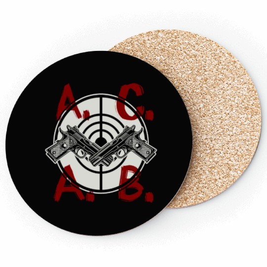 ACAB a.c.a.b. Soccer Coasters