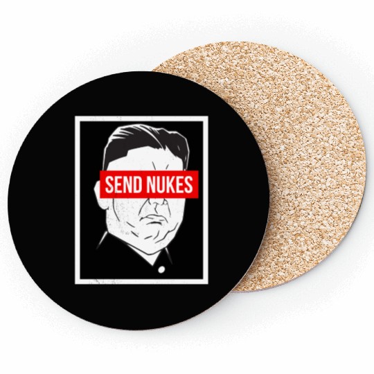 Send Nukes World War 3 Meme Coasters