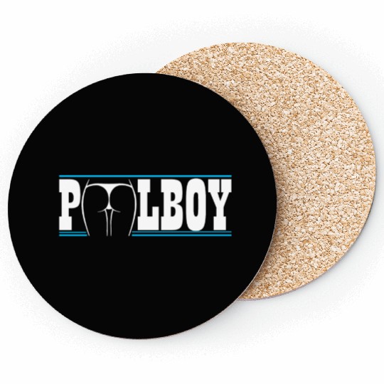 Poolboy Pool Boy, Swimming Pool - Lifeguard gift Coasters