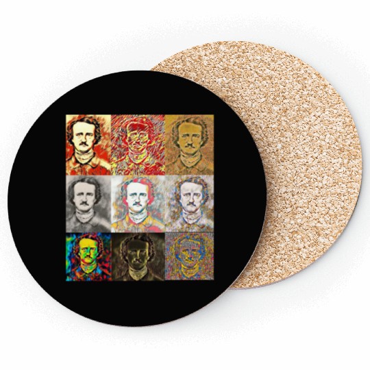 Unique Portrait Reveals Young Edgar Allan Poe Coasters
