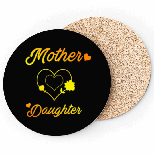 Mother and daughter mothers day love daughters mom Coasters