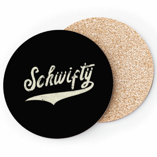 Mademark and Rickandmorty Fan Art Team Schwifty Coasters