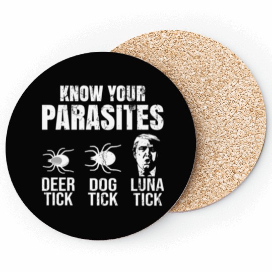 Know Your Lunatic- Funny Anti Trump Coasters