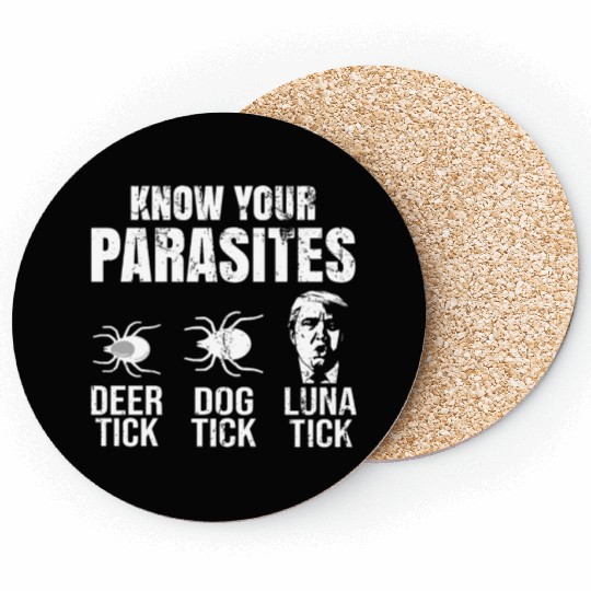 Know Your Lunatic- Funny Anti Trump Coasters