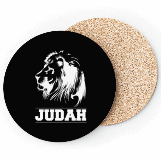 Lion of Judah Mary Christian Faith Coasters