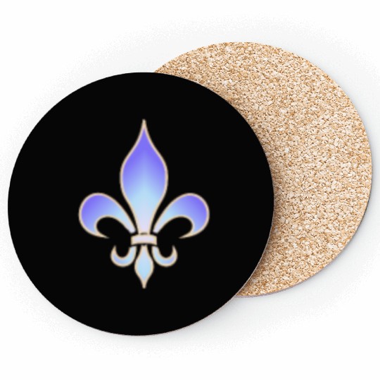Lily Flower Fleur de Lys Royal Flower Power Roi Coasters
