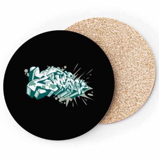 Graffiti Splash Coasters